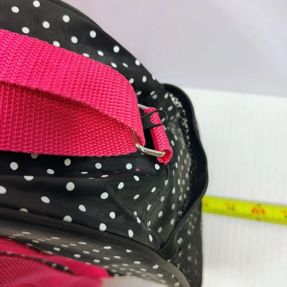 American Ballet Theatre ABT Spotlights Dance Duffle Bag Polka Dot Pink Black